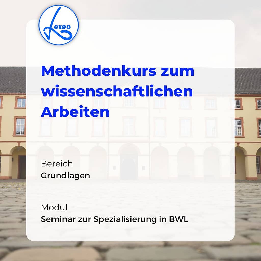Lexeo Study Guide Universität Siegen