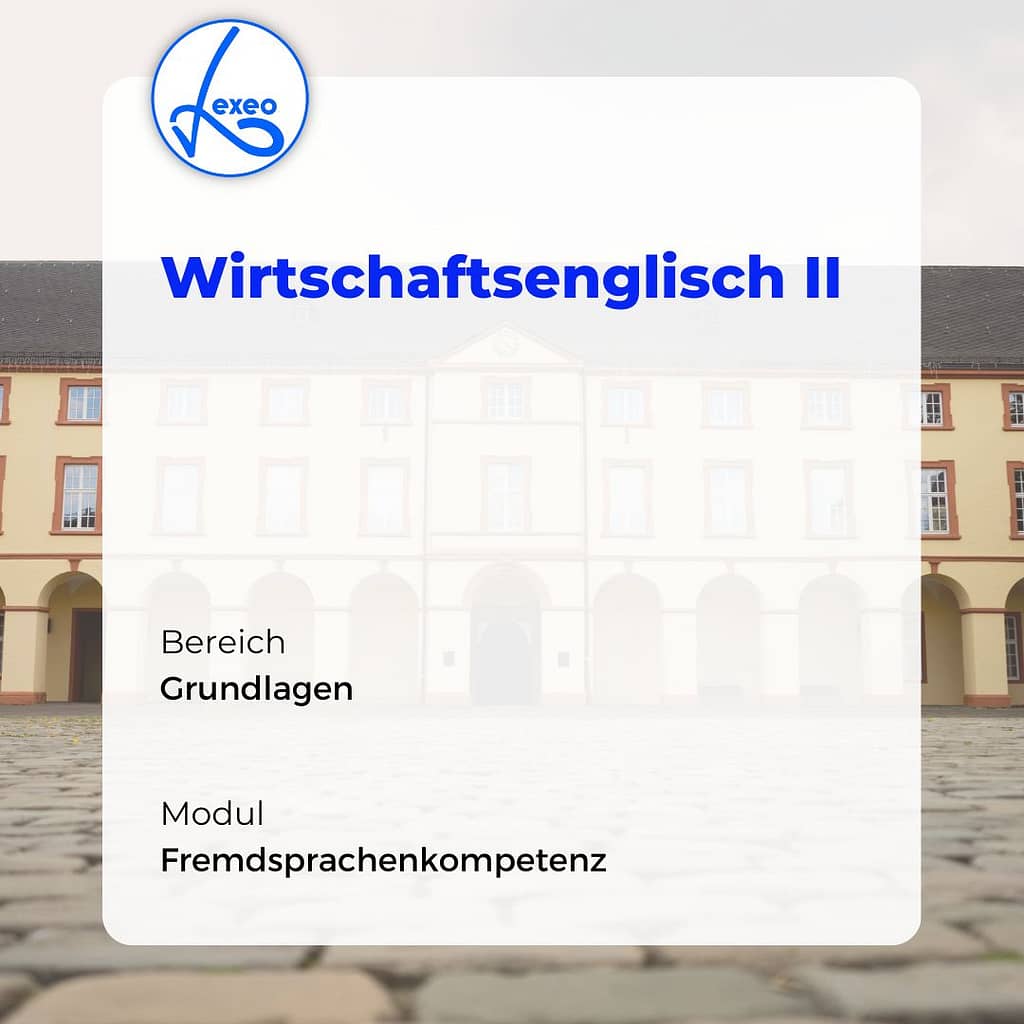 Lexeo Study Guide Universität Siegen